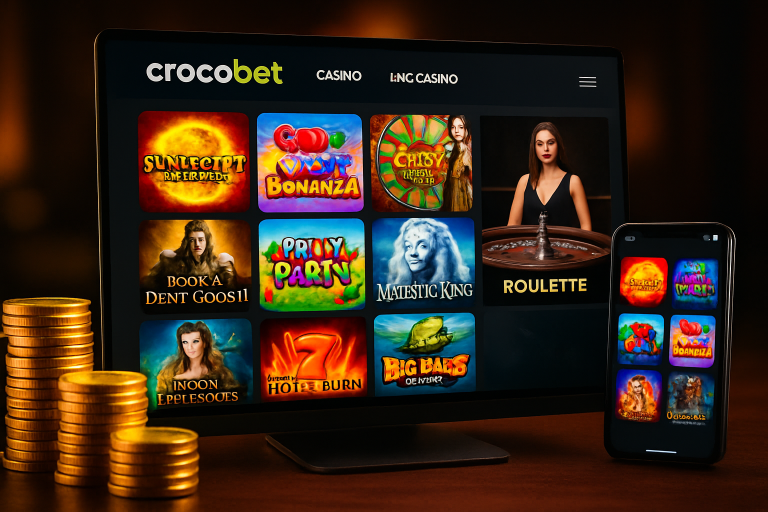 Crocobet Casino Review: Game Selection & Live Action